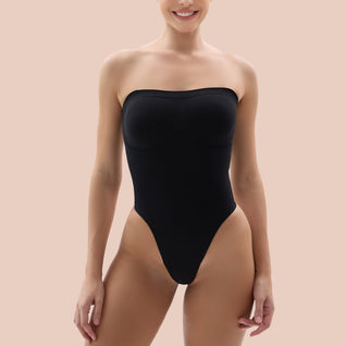 CHELSEA LANE SEAMLESS REMOVABLE THONG BODYSUIT