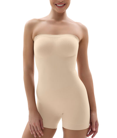 CHELSEA LANE SEAMLESS REMOVABLE THONG BODYSUIT