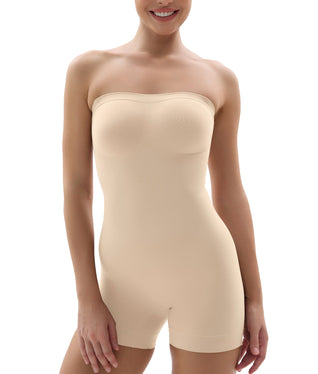 CHELSEA LANE SEAMLESS REMOVABLE THONG BODYSUIT